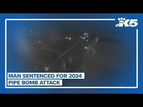 Man sentenced to 5 years in prison for pipe bomb attack
