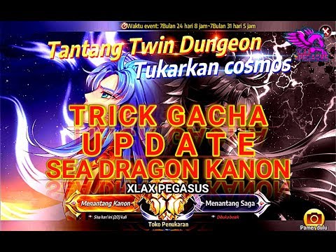GACHA!!! TRICK GACHA UPDATE SEA DRAGON KANON - SAINT SEIYA AWAKENING - XLAX PEGASUS