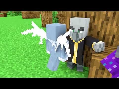 Monster School Baby Witch Become a Hero Minecraft Animation P6