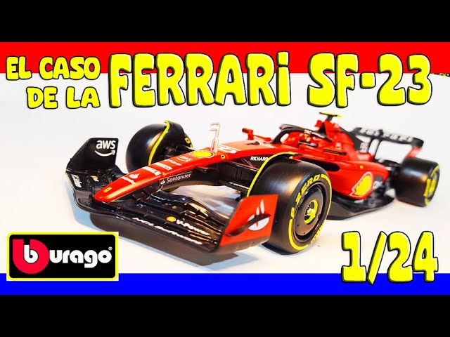 Vídeo relacionado con Burago Set 2 maquetas Coche Fórmula 1, Carlos Sainz, Charles Leclerc, Ferrari SF-23, Escala 1/43, Maqueta, Miniatura de colección, F1, BBurago, Regalos para coleccionistas, +3 años (78002)