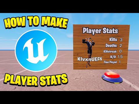 HOW TO MAKE PLAYER STATS BOARD IN UEFN