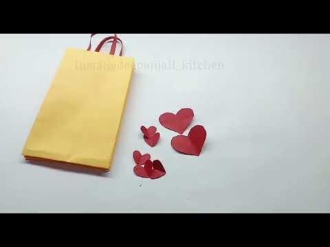 "Sweetheart Surprise: Easy Handmade Chocolate Valentine Gift Bags"/Chocolate Gift Bag Making Easy