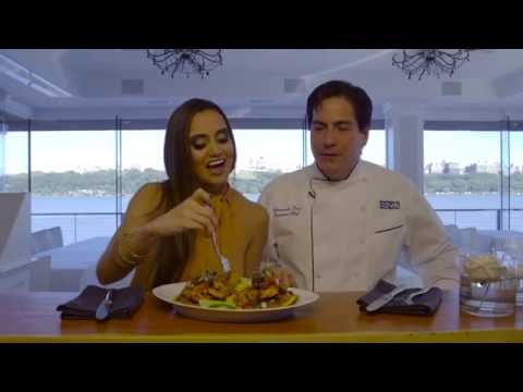 Grilled Shrimp Tostadas with Black Bean Salsa