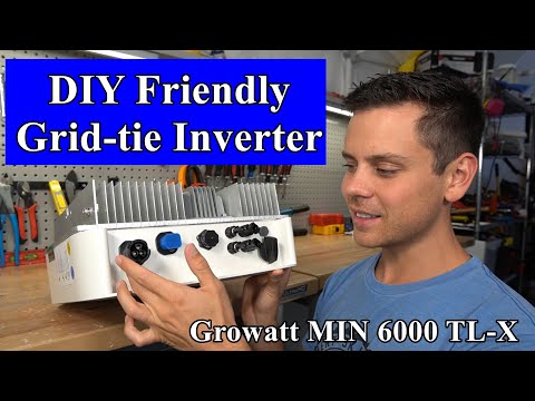 Growatt MIN 6000TL-X: DIY Friendly Grid-tie Inverter!