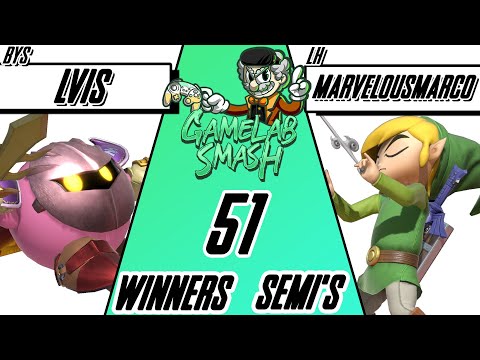GameLab-Smash #51 MarvelousMarco (Toon Link) Vs L-Vis (Metaknight)
