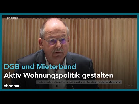 DGB und Mieterbund legen wohnungspolitische Halbzeit-Bilanz vor