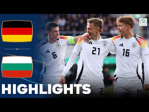 Germany vs Bulgaria | Highlights | U21 Euro Qualification 11-10-2024