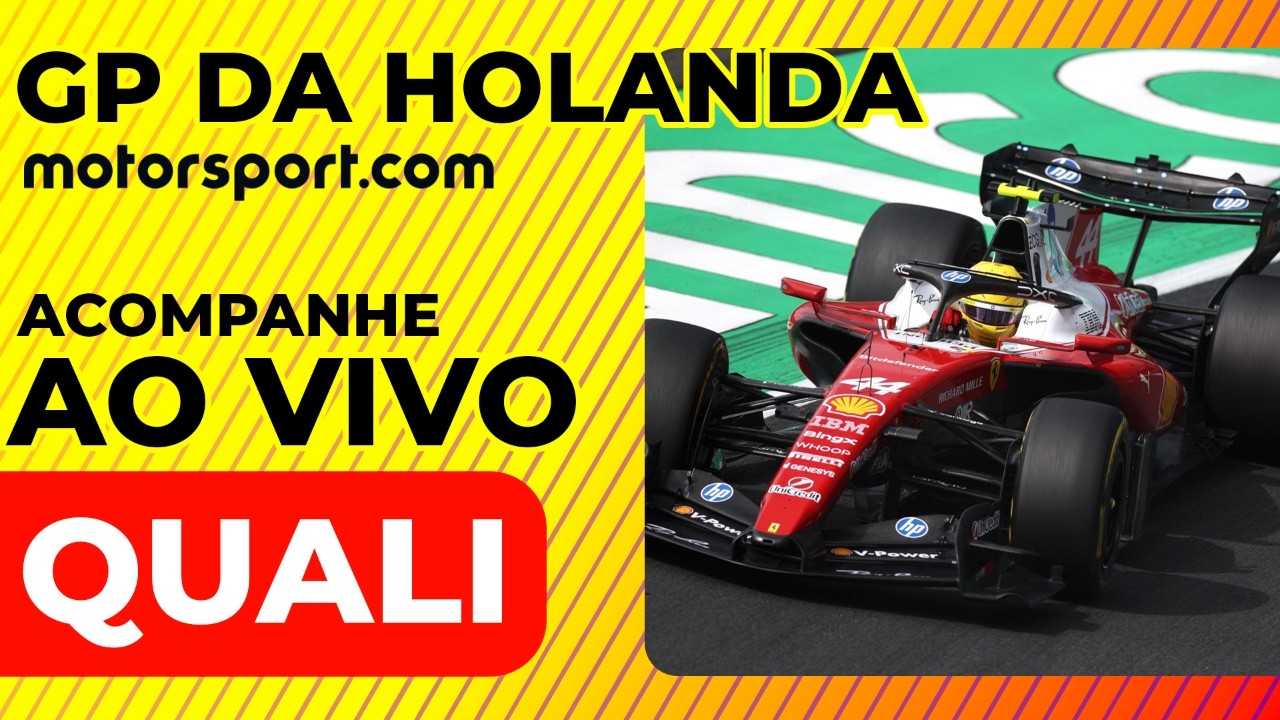 F1 AO VIVO: Acompanhe a CLASSIFICAÇÃO para o GP DA HOLANDA com o Motorsport.com | REACT