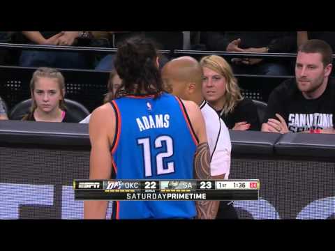 LaMarcus Aldridge Full Game Highlight VS Oklahoma City Thunder (24Points,9Rebounds,3Assists)