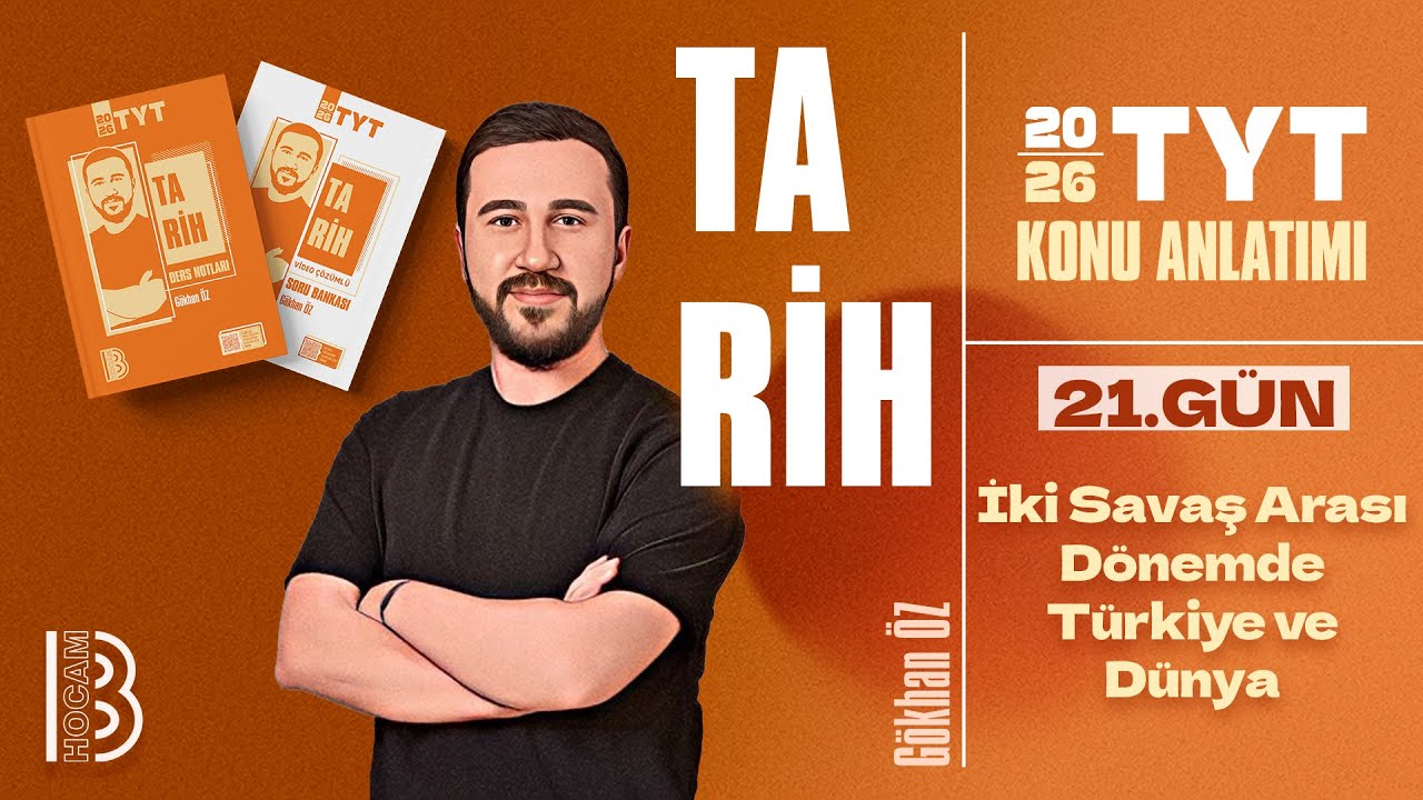 21) TYT Tarih - İki Savaş Arası Dönemde Türkiye ve Dünya - Gökhan Öz - 2026