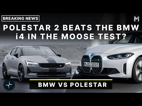 Polestar 2 Beats The BMW i4 in The Moose Test? BMW VS POLESTAR!