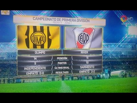 Olimpo vs River Plate (0-1) Torneo De Transicion 2016 - Fecha 11 - FULL HD