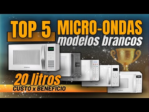 ✅TOP 5: Qual o Melhor MICRO ONDAS de 20 Litros? Confira 5 Modelos de Microondas Branco para comprar!
