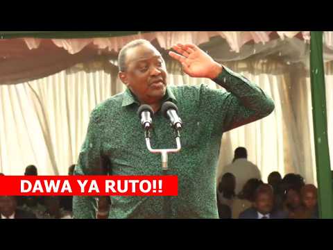 DAWA YA RUTO!! Listen to Uhuru Kenyatta Powerful remarks today in Kitale destroying Kasongo badly!🔥