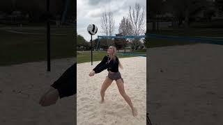how’d i do???? #viral #volleyball