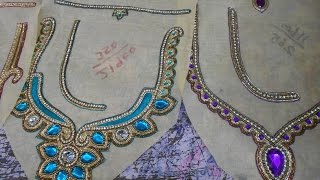 preview picture of video 'EMBROIDED FANCY NECKLINES -PANDIAN THREAD STORE'