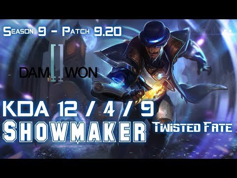 DWG Showmaker TWISTED FATE vs KASSADIN Mid - Patch 9.20 EUW Ranked