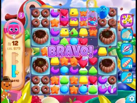 Cookie Jam Blast Level 879 - NO BOOSTERS 🍪 | SKILLGAMING ✔️