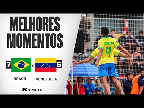 BRASIL X VENEZUELA | MELHORES MOMENTOS | LIGA EVOLUÇÃO BEACH SOCCER