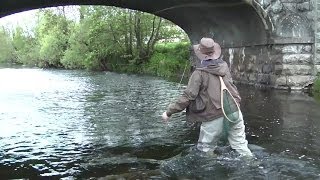 preview picture of video 'Fly Fishing, River Liffey, Clane, Co - Kildare'
