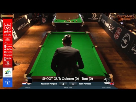 Table 1 - Nederlands Kampioenschap Chinese 8-ball / Dutch Championship Chinese Pool 2018