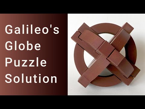 Galileo's Globe Puzzle Solution - 3D Printed Puzzle