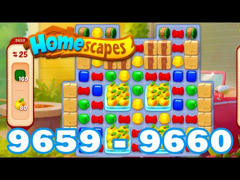 Homescapes Level 9659 - 9660 HD 3 - match puzzle game | Gameplay Walkthrough | android | GameGo Game