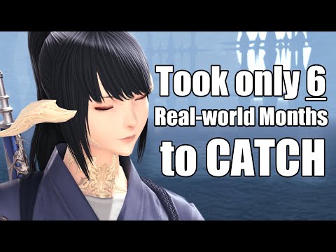 【FFXIV】Catching the LAST fish for BIG FISH title achievement