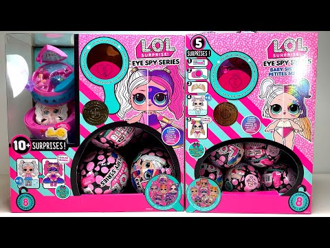 NEW! LOL Surprise Eye Spy FULL CASES - Relaxing Unboxing ASMR Sounds NO Talking