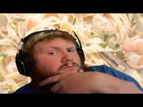 Caseoh Loves Shrimp Alfredo