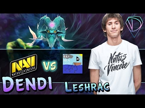 Dendi Leshrac gameplay. Na`Vi vs 4ASC (game 2) @TI5 Quals