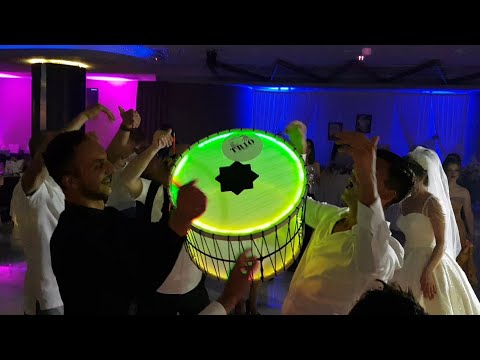 DRUM LIGHTS SHOW FOR ALBANIAN WEDDING PARTY 2019 - Bride and Groom Dancing 🥁🇦🇱🔥