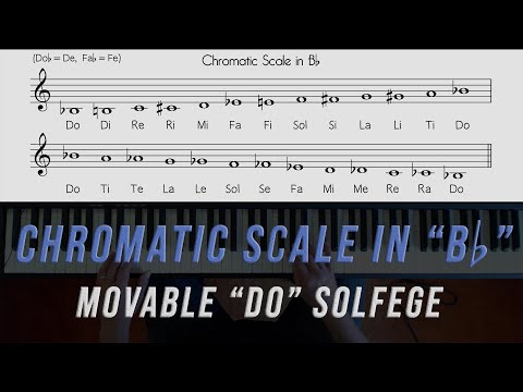 Sing and Play the “Bb” Chromatic Scale