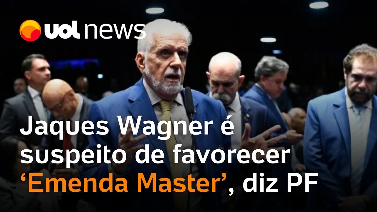 Jaques Wagner é suspeito de tentar favorecer 'Emenda Master', proposta por Ciro Nogueira, diz PF