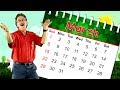 The Month Of March Calendar Song For Kids Month Of The Year Song Jack Hartmann