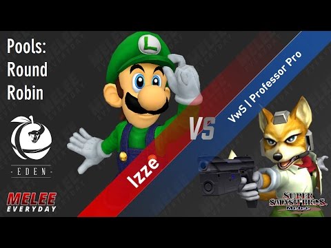 Eden - Izze (Luigi) vs. VwS | Professor Pro (Fox) - SSBM - Singles Pools, Round Robin