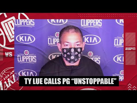 泰倫魯談「無敵」的保羅喬治與快艇擊敗湖人！| NBA on ESPN (Ty Lue on 'unstoppable' Paul George and the Clippers' win vs. Lakers | NBA on ESPN)