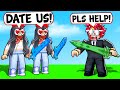 TOXIC TWINS Try to ONLINE DATE ME... (Roblox Bedwars)