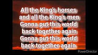 (Petra) All the king&#39;s horses lyrics Christian rock music.