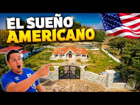 SALVADOREÑO CONSTRUYE MEGA CASA LUEGO DE DÉCADAS EN USA 😱