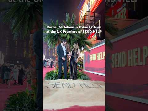 Rachel McAdams and Dylan O’Brien arrive in London for the UK Premiere of SEND HELP