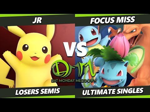 DAT MM 275 Losers Semis - J.R. (Pikachu) Vs. Focus Miss (Pokemon Trainer) Smash Ultimate - SSBU