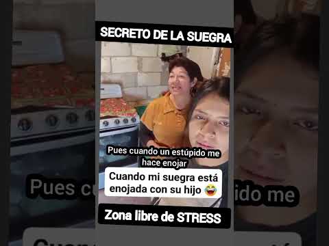 SECRETO DE LA SUEGRA #humor #risagarantizada #zonalibredestress #comedia #liberatedelstress #risas
