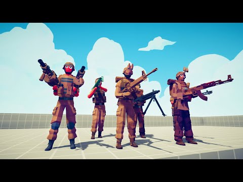 VIETNAM ARMY SOLDIER vs 100x ARMIES - Totally Accurate Battle Simulator TABS