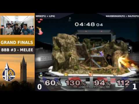 Berkeley Biweekly Battles #3 - Melee Doubles Grand Finals: NMW & L [L] vs Ralph & Wavebringer [W]