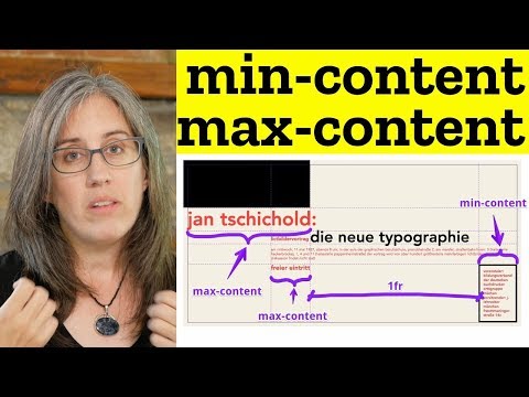 Min & Max Content Sizing in CSS Grid — 1/3 Flexibility