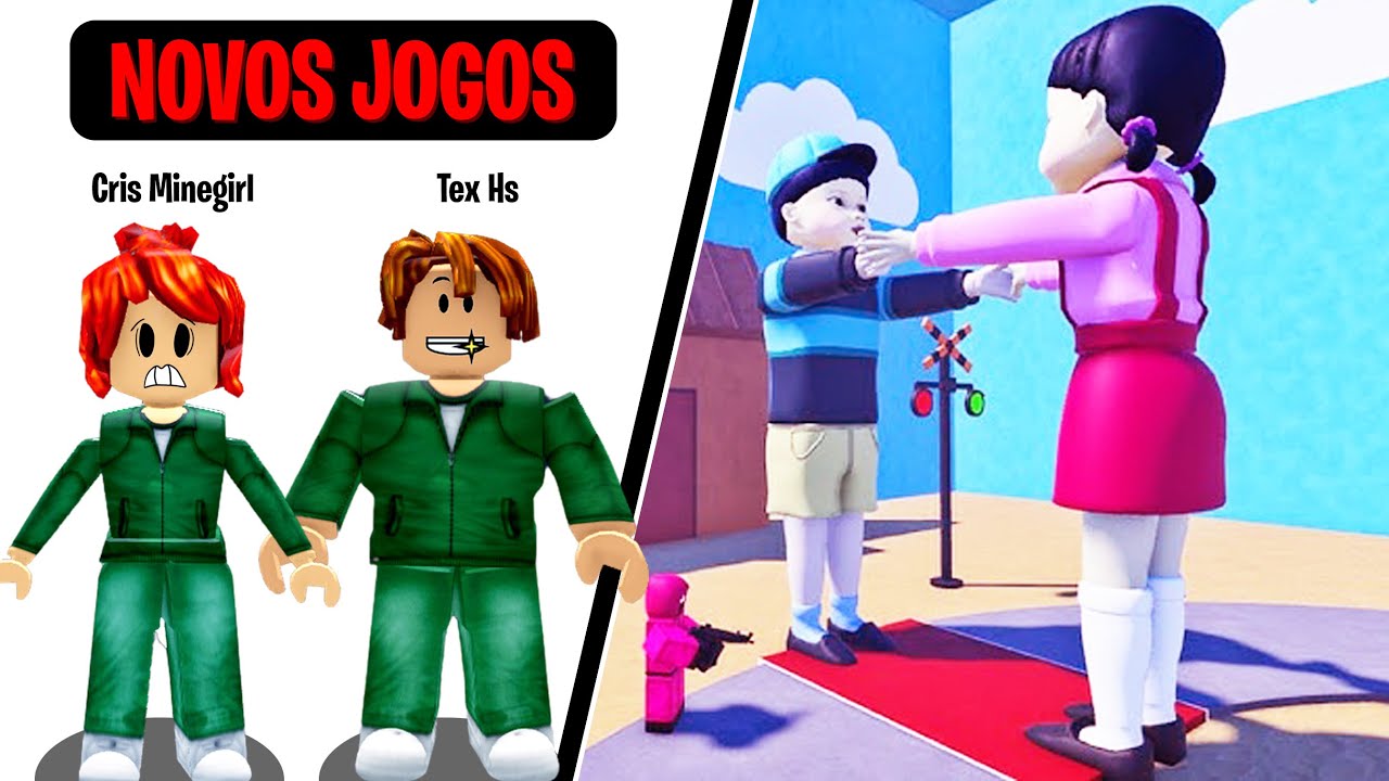 VAZOU OS NOVOS JOGOS DO ROUND 6 (Roblox Squid Games)