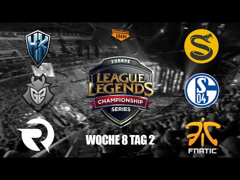 EU LCS Summer | H2K vs SPY | G2 vs S04 | OG vs FNC | W8D2