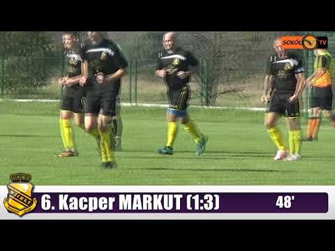 Sokół Hucisko - Wichry Rzeczyca Długa 2:4 (1:2) skrót meczu 13.10.2018r.