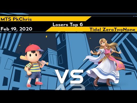 [Smash Ultimate] Xeno201 (L.Top 6) - MTS PkChris vs Tidal ZeroTwoNone